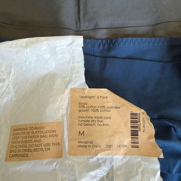 Evry Underwear 4 pairs of premium cotton underwear NWOT High-Waist size medium - Picture 4 of 6